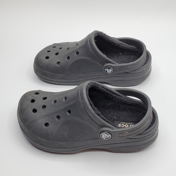CROCS lined slipon clogs size 12/ 13 - Picture 8 of 13